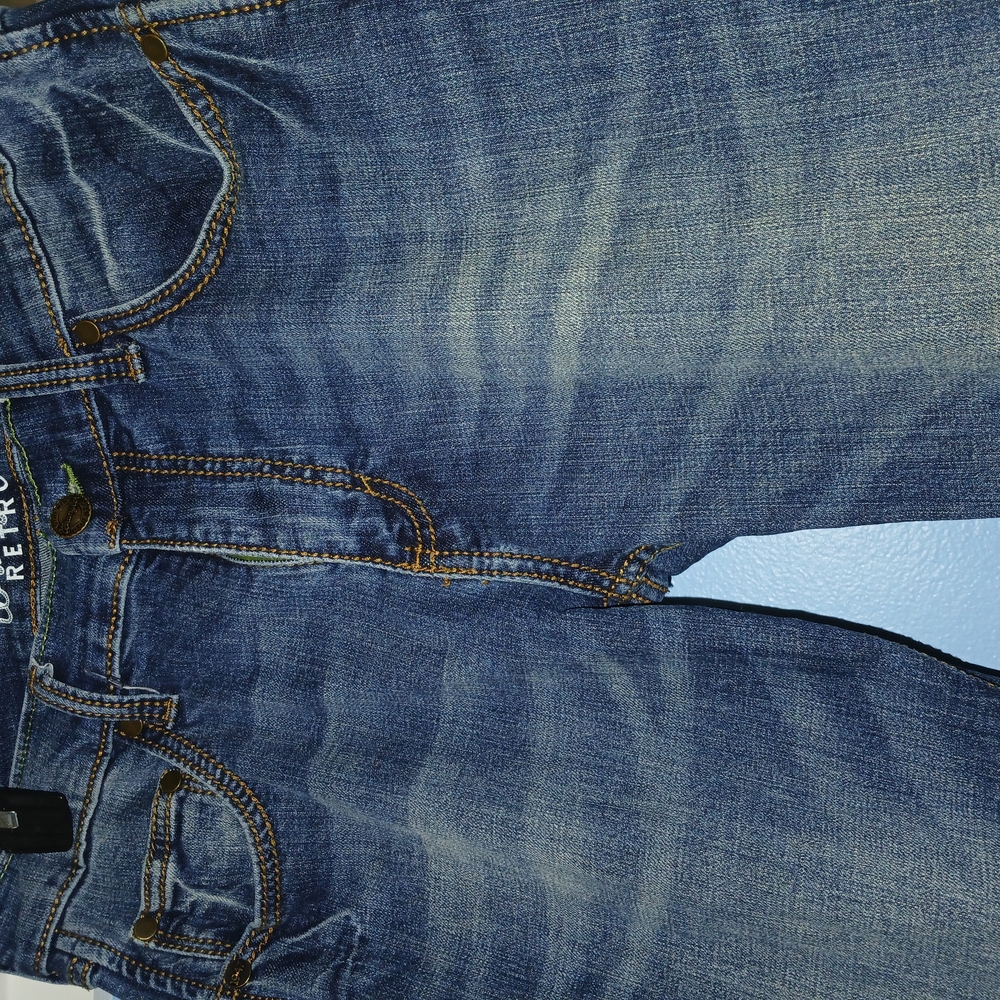 Wrangler Blue Boyfriend Jeans with Classic Indigo Fade
